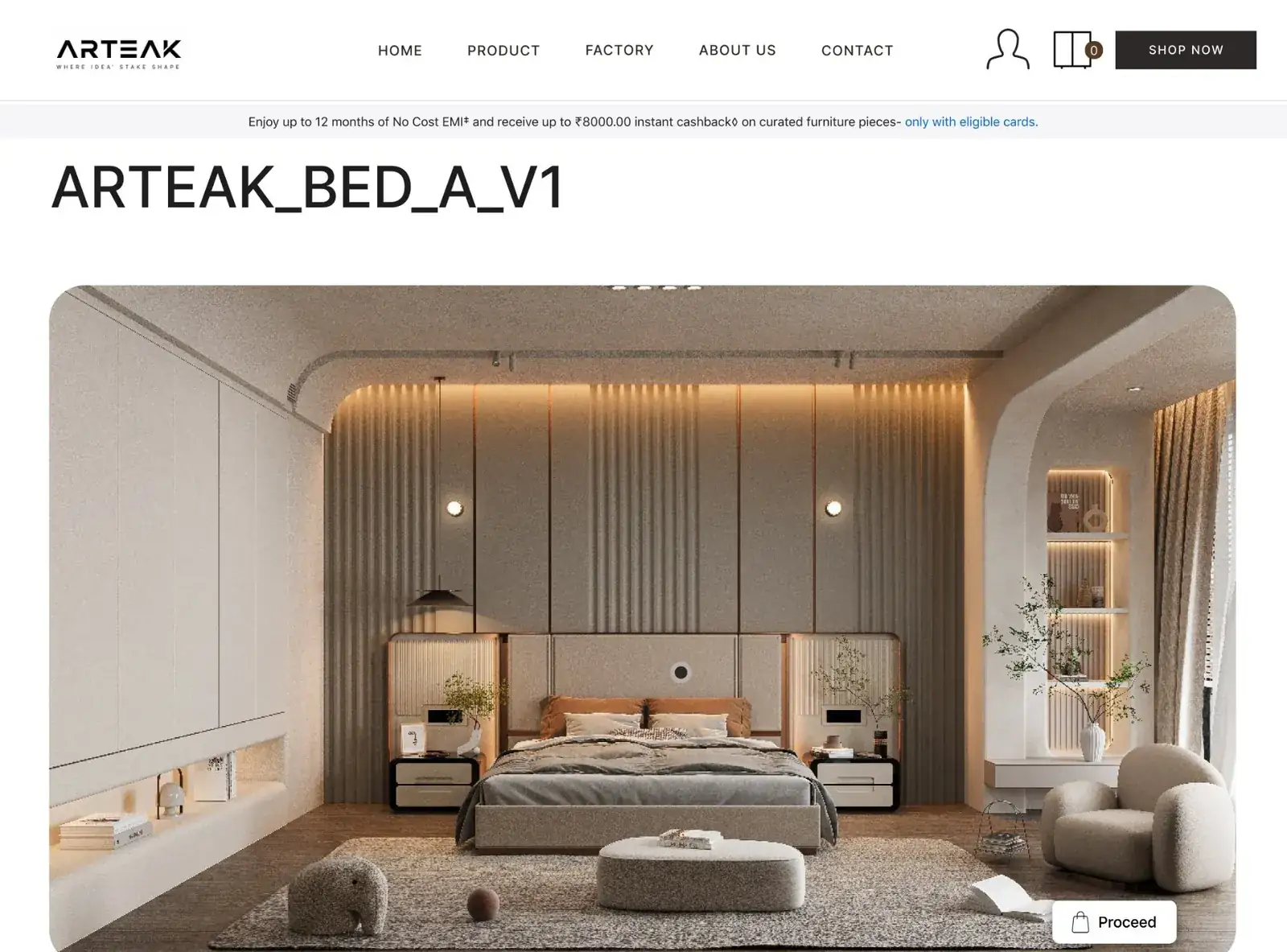 Arteak room configurator