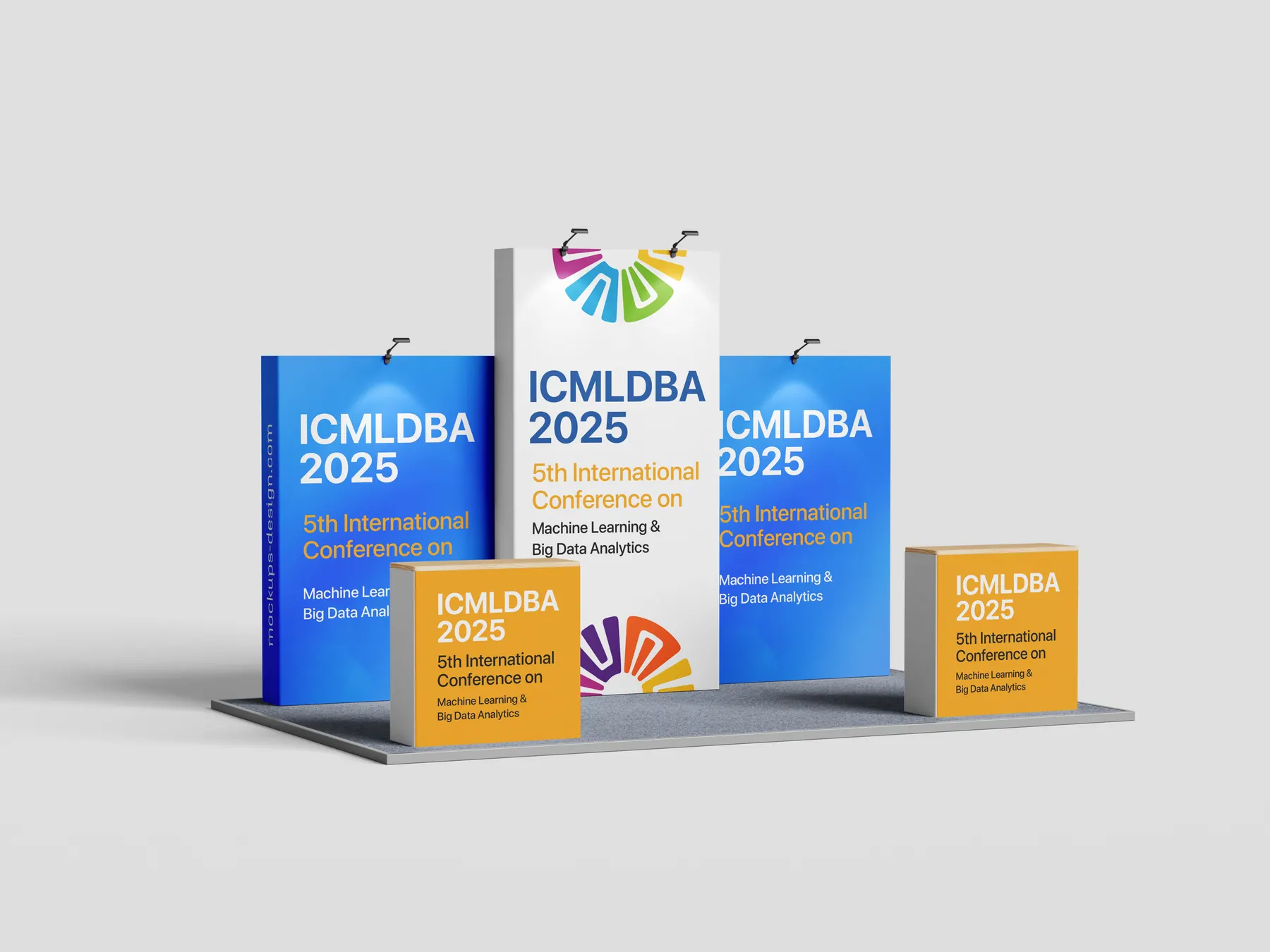 ICMLDBA 2025 exhibition stall