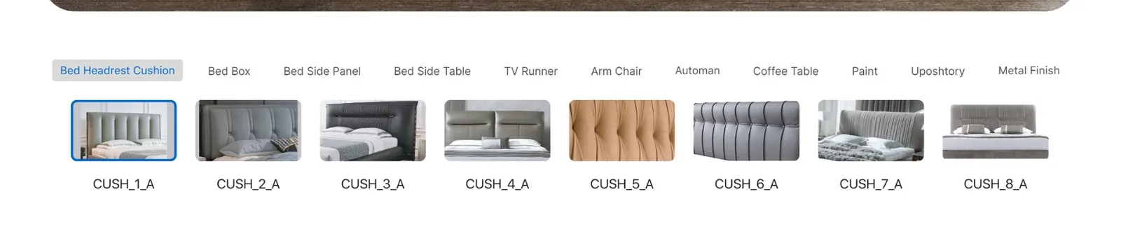 Arteak part and finish options