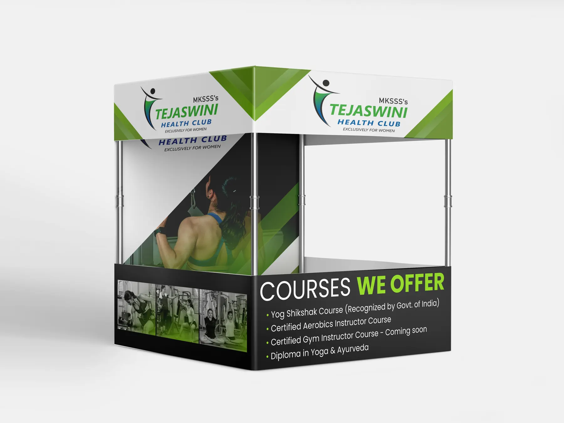Tejaswini outdoor tent with courses we offer