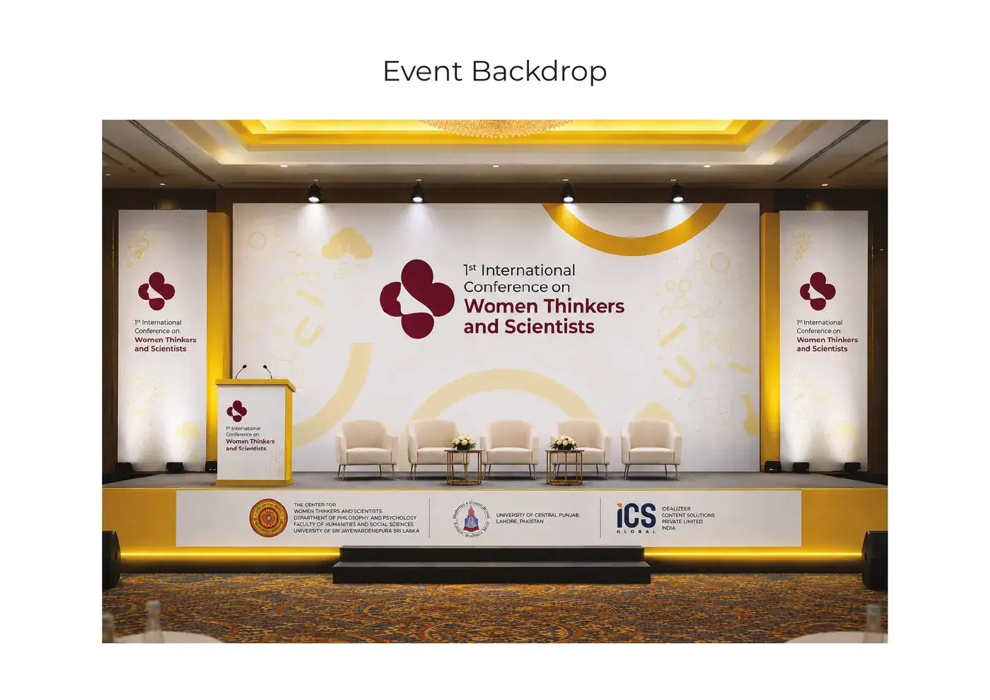Event backdrop
