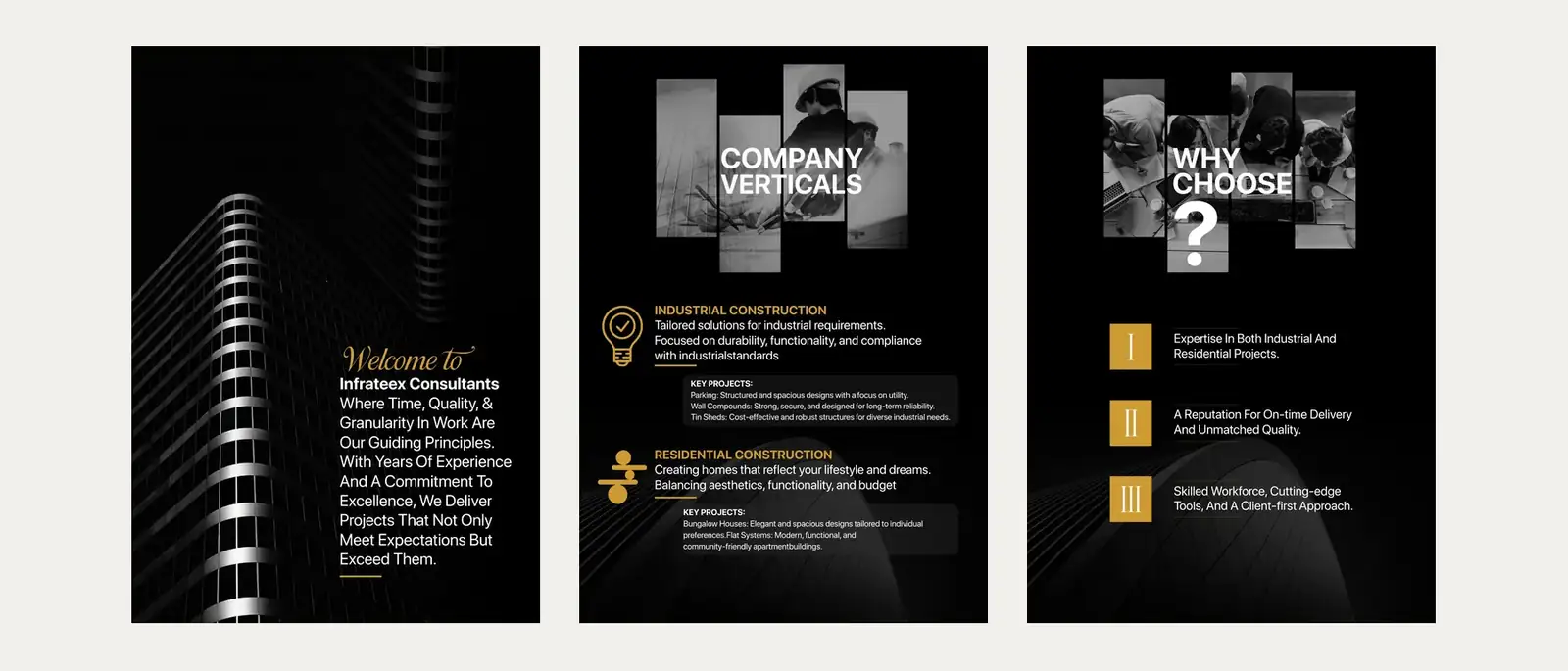 Infrateex profile: welcome, verticals and why choose us